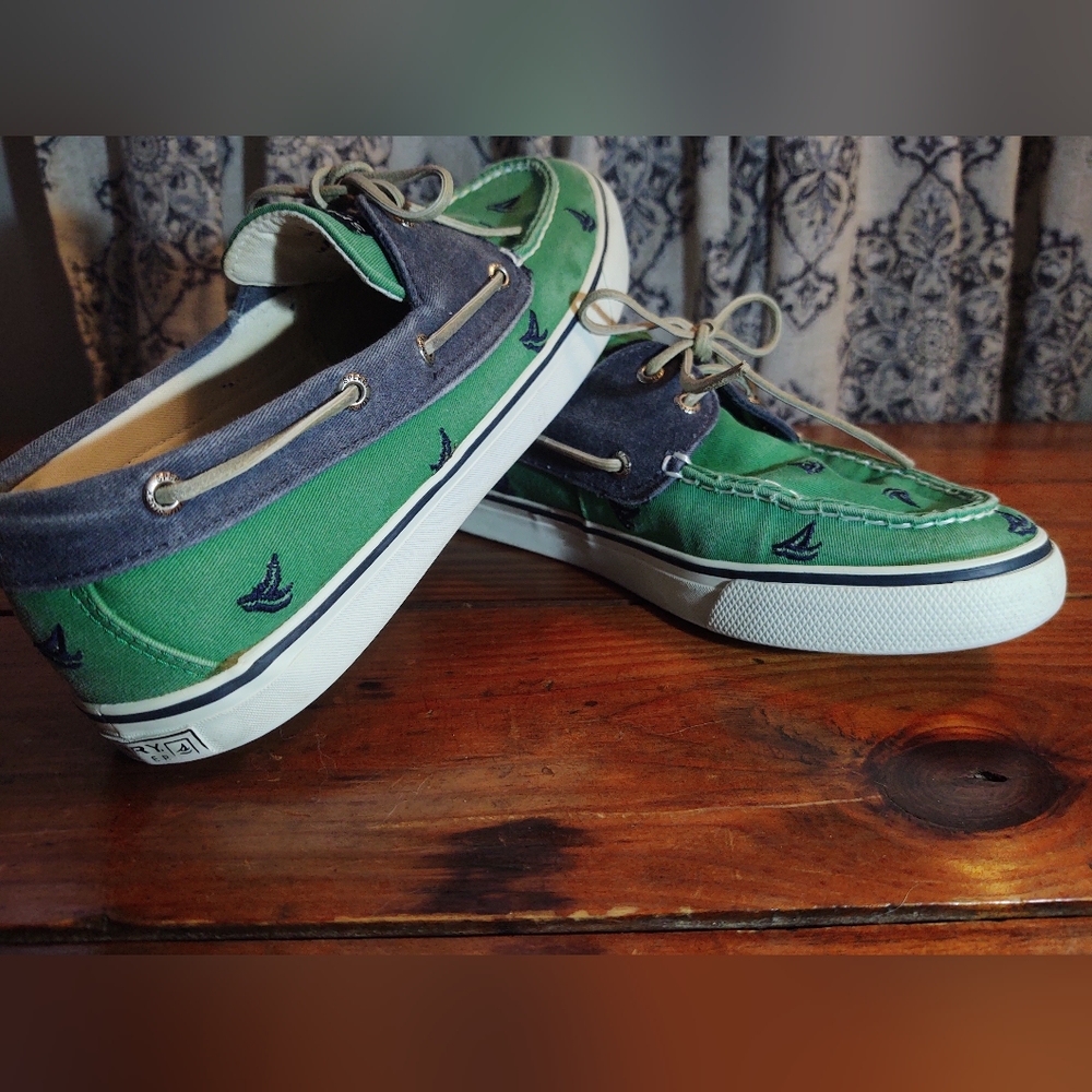 Sperry Top-Sider Canvas Boat Shoe Women's sz9.5